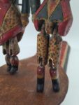 Folk toy with a dancing couple, polychrome, Europe, 1900