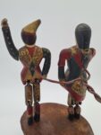 Folk toy with a dancing couple, polychrome, Europe, 1900