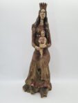 Folk sculpture depicting the Virgin Mary with the Christ Child, Poland, 20th century
