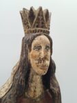 Folk sculpture depicting the Virgin Mary with the Christ Child, Poland, 20th century