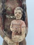 Folk sculpture depicting the Virgin Mary with the Christ Child, Poland, 20th century