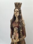 Folk sculpture depicting the Virgin Mary with the Christ Child, Poland, 20th century