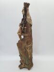 Folk sculpture depicting the Virgin Mary with the Christ Child, Poland, 20th century