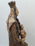 Folk sculpture depicting the Virgin Mary with the Christ Child, Poland, 20th century