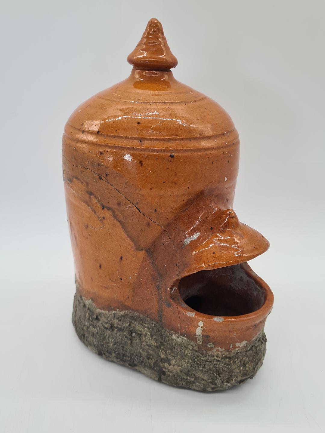 Ceramic Bird Feeder, Central Europe, 1900s