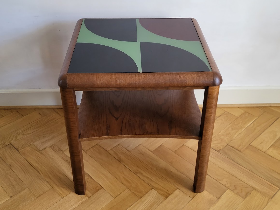 Art Deco Oak Coffee Table, Germany, 1930s