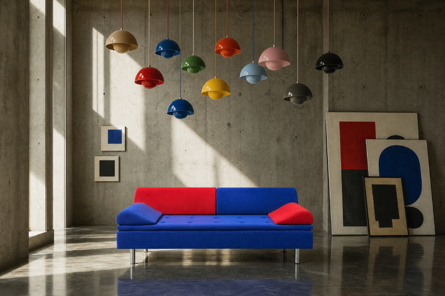 Sofa model Diva Daybed, proj. Gubi Olsen dla GUBI, Dania, 1984