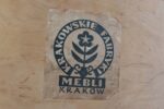Rozkładany stół, proj. M. Grabiński, Krakowskie Fabryki Mebli, PRL, lata 60
