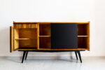 Veneered PRL Sideboard, Poland, 1970s