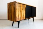 Veneered PRL Sideboard, Poland, 1970s