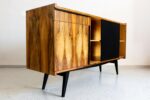 Veneered PRL Sideboard, Poland, 1970s