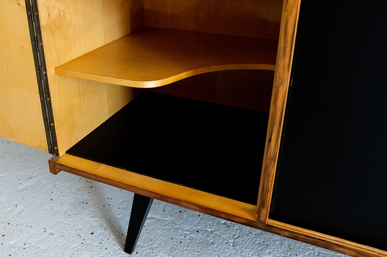 Veneered PRL Sideboard, Poland, 1970s