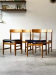 Vintage teak chairs, Ulferts, Sweden, 1960s