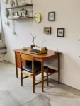 Biurko tekowe vintage, Dania, lat 60/70