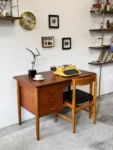 Biurko tekowe vintage, Dania, lat 60/70