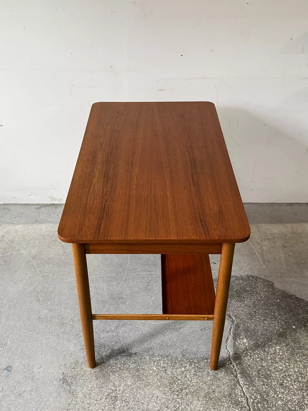 Biurko tekowe vintage, Dania, lat 60/70