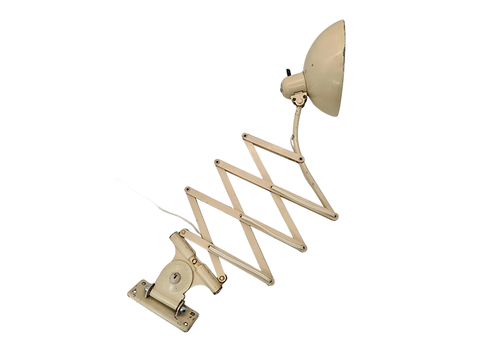 Industrial Scissor-Arm Lamp, Kaiser Idell, Germany, 1950s