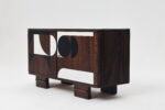 Vintage veneered sideboard, Poland, 1950s