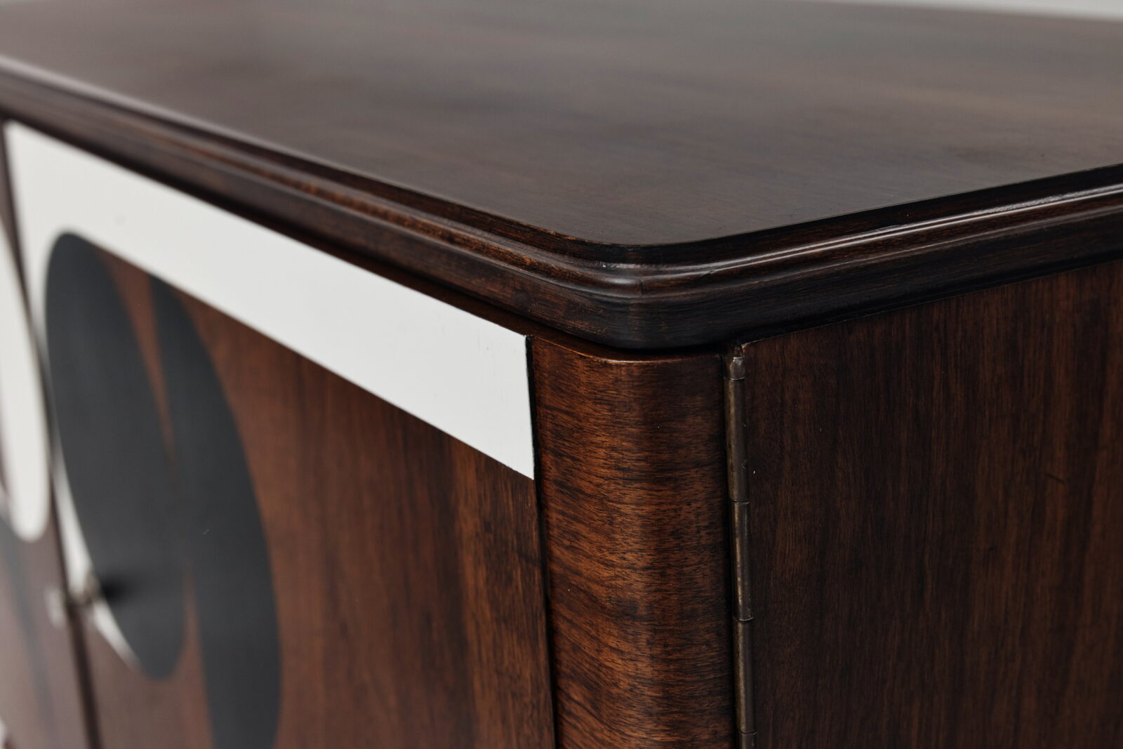 Vintage veneered sideboard, Poland, 1950s