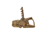 Figural Bronze Corkscrew, Denmark, 1960s