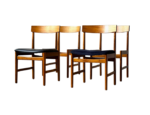 Vintage teak chairs, Ulferts, Sweden, 1960s