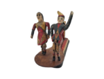 Folk toy with a dancing couple, polychrome, Europe, 1900