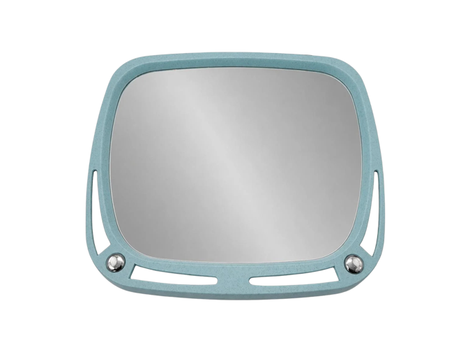 Vintage mirror in a plastic frame, 1980s