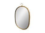 Mirror in a brass frame, designed by Josef Frank, produced by Svenskt Tenn, Sweden, 1950s