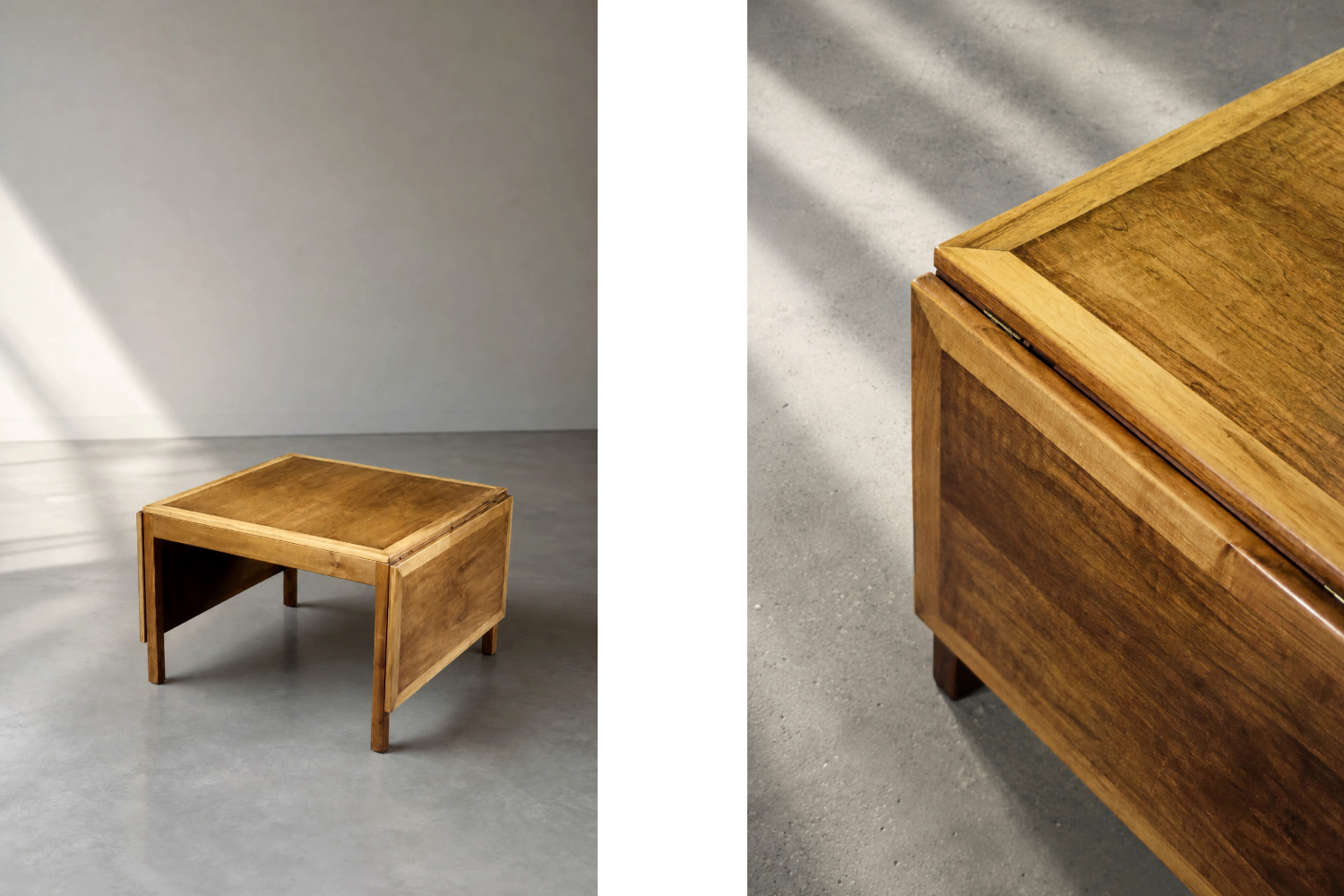 Extendable coffee table, model 5362, designed by Børge Mogensen, Fredericia, Denmark, 1960s