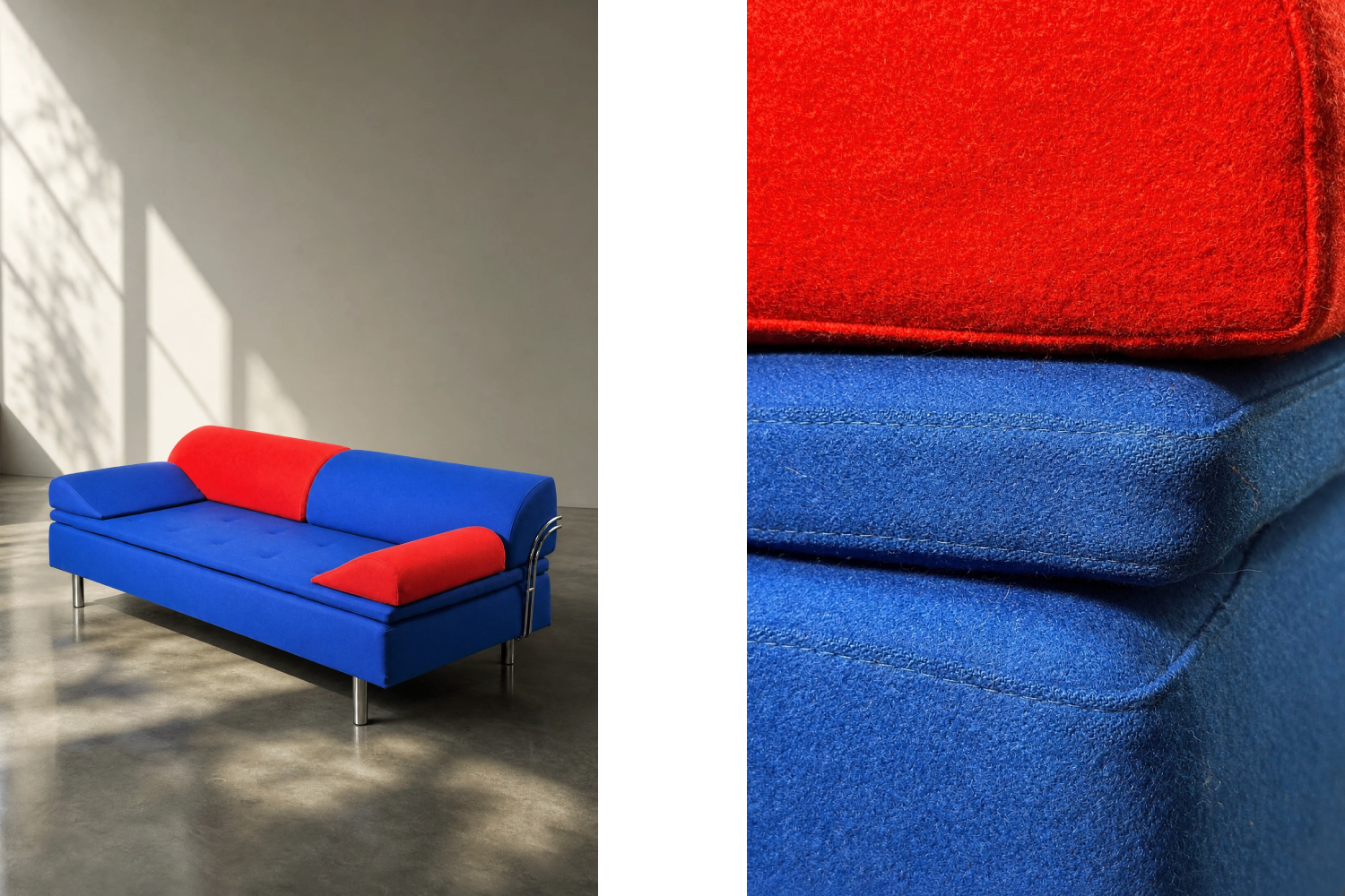 Sofa model Diva Daybed, proj. Gubi Olsen dla GUBI, Dania, 1984