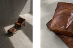 Leather lounge chair with footstool, model 2207, designed by Børge Mogensen, Fredericia, Denmark, 1960s