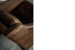 Leather lounge chair with footstool, model 2207, designed by Børge Mogensen, Fredericia, Denmark, 1960s