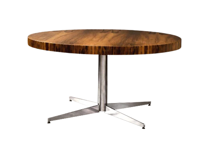 Round Rosewood Coffee Table, Ilse Möbel, Germany, 1970s