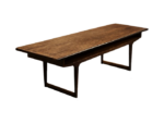 Rosewood coffee table with shelf, Denmark, 1960s