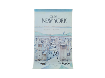Plakat vintage, proj. Saula Steinberga, lata 80