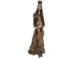 Folk sculpture depicting the Virgin Mary with the Christ Child, Poland, 20th century