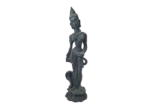 Bronze sculpture depicting a Southeast Asian temple dancer on a lotus base, 1970s