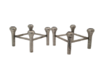 Scandinavian modular aluminium candleholders, Germany, 1970s