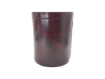 Leather wastepaper bin by Hauler, Germany, 1970s