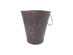 Aztec-style leather container, Imprex, West Germany, 1970s