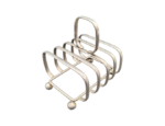 Silver-plated toast rack, England, 1960s