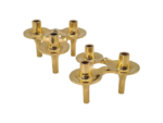 Orion modular brass candle holders, BMF, Denmark, 1970s