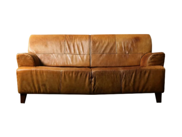 Vintage skórzana sofa trzyosobowa, lata 60