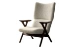 High-back vintage lounge chair, Norway, 1960s