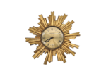 Sunburst wall clock, by Electrica, Germany, 1960s