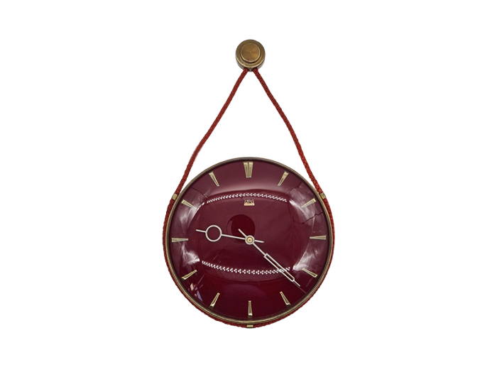 Vintage wall clock, UPG Halle, Germany, 1960s/70s