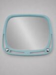 Vintage mirror in a plastic frame, 1980s