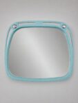 Vintage mirror in a plastic frame, 1980s