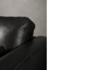 Klasyczna dwuosobowa sofa skórzana, Dania, lata 70