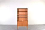 Dębowa biblioteczka vintage, Dania, lata 60